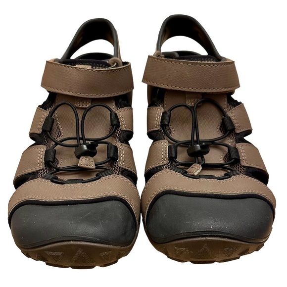 Teva Flintwood Closed Toe Water Hiking Outdoor Sandals Brown Mens Size 10 - Picture 6 of 9